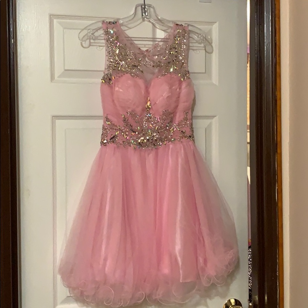 PINK PUFFY DRESS